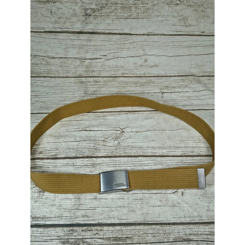 Fjallraven Tan Canvas Belt